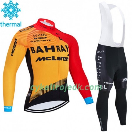 Cykeltrøje Vinter 2020 Team Bahrain McLaren N001